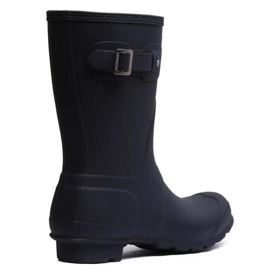 HUNTER Navy Rubber Rain Boots