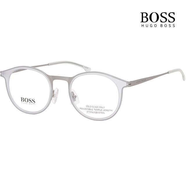 HUGO BOSS Ultra Lightweight Unisex Round Eyeglasses Frame BOSS1245 CDN