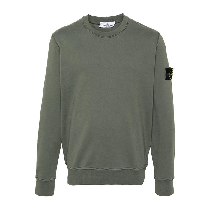 STONE ISLAND Men’s Cotton Fleece Regular Fit Sweatshirt