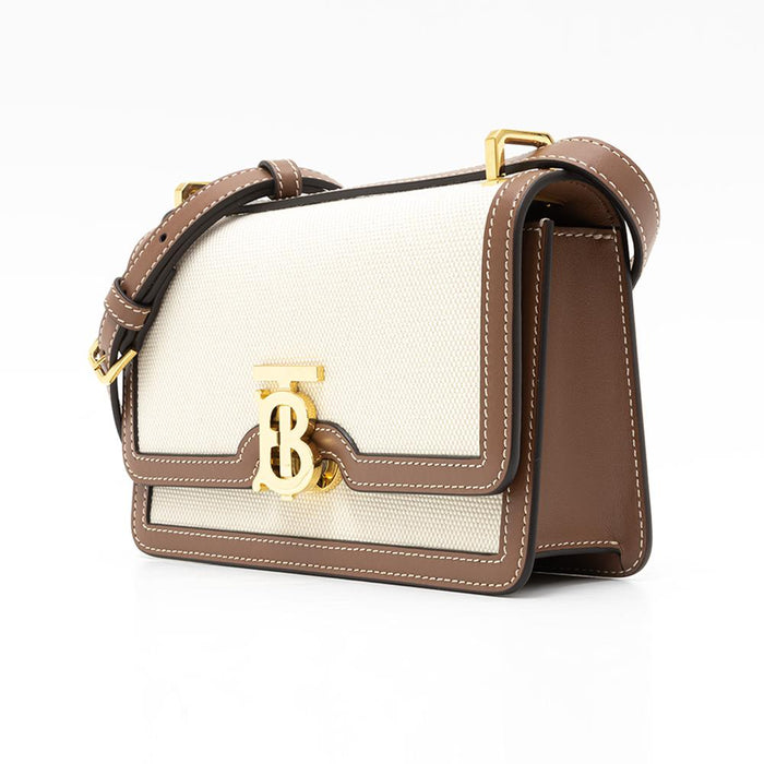 BURBERRY Natural Brown Mini Women’s Leather Shoulder Bag
