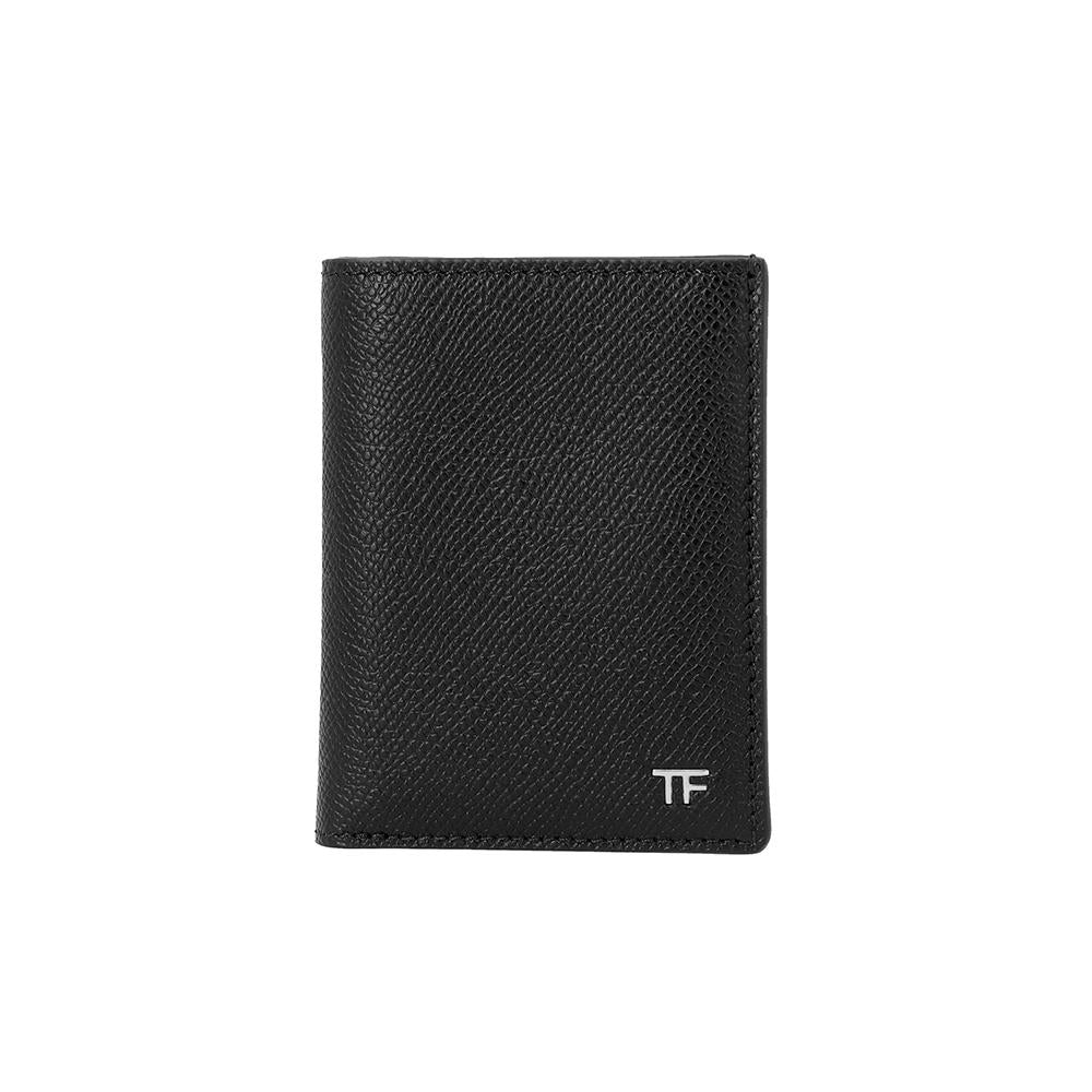 TOM FORD Grain Leather Folding Small Men's Card Holder YM279 LCL081S NAA