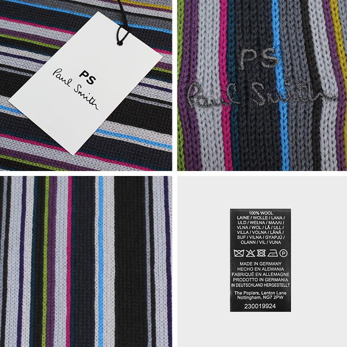 Paul Smith Unisex Wool Scarf M2A 151F N146 76