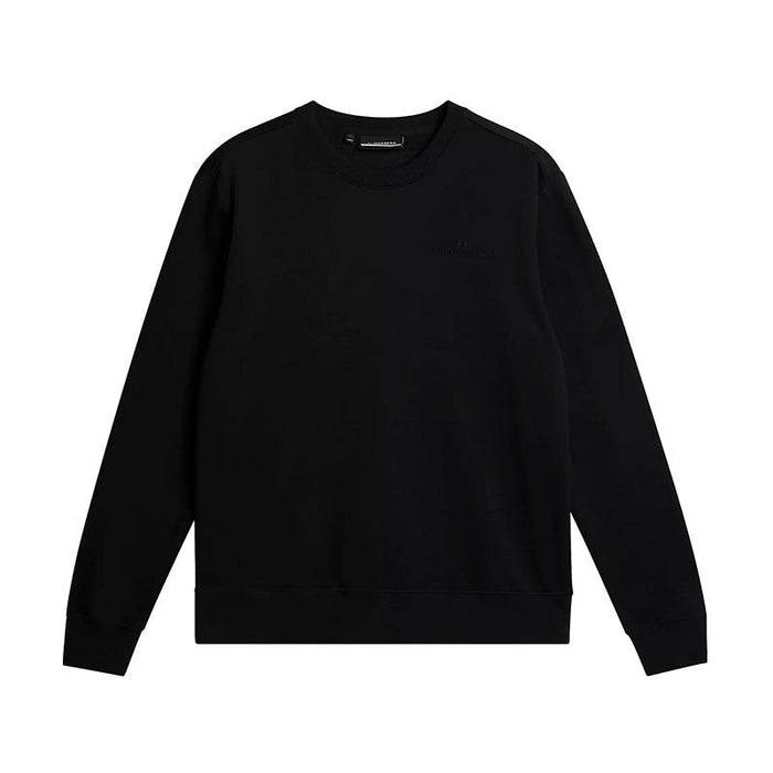 J LINDEBERG Alpha Crewneck Sweatshirt Black AMJS10946 9999