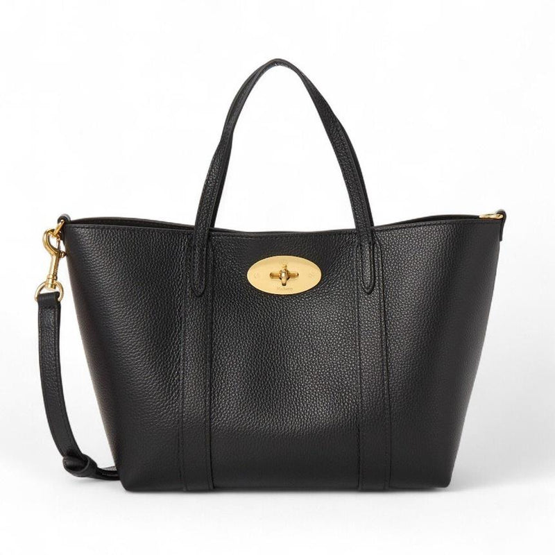 Mulberry Mini Bayswater Leather Tote Bag Women Black