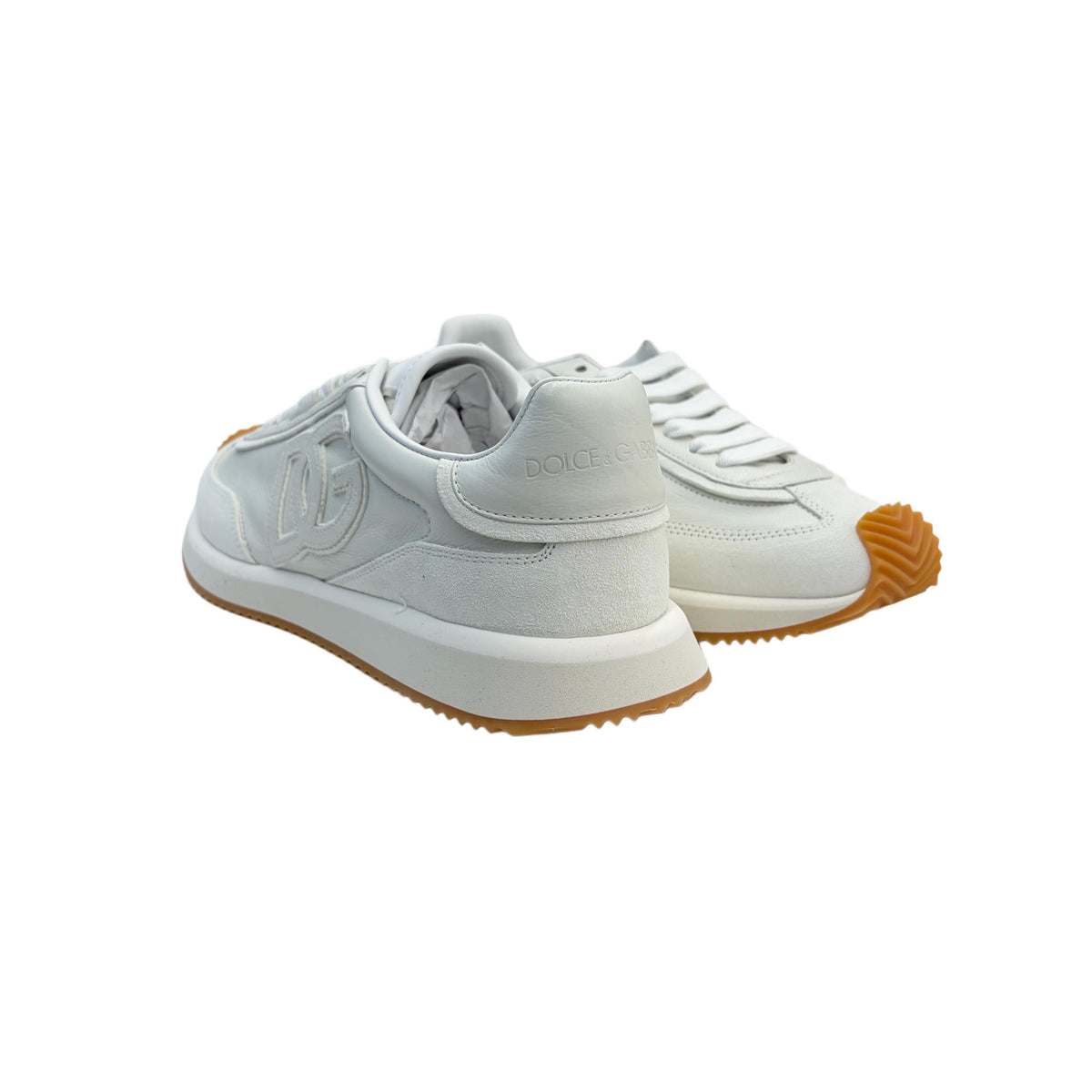 Dolce&Gabbana Embossed Calfskin Low-Top Sneakers for Men CS2288 A0124 89642