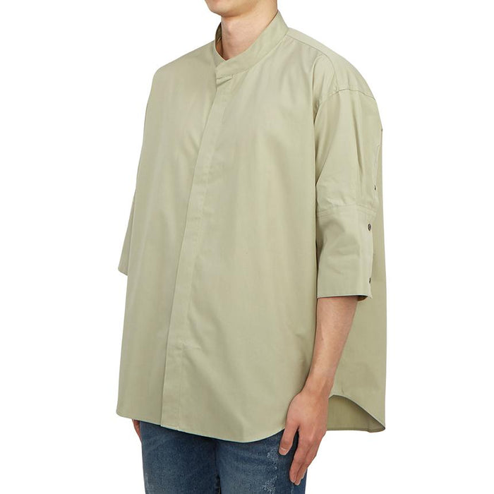 AMI Unisex Long Sleeve Shirt Green Cotton