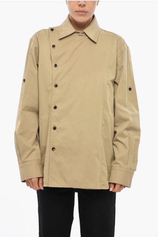 Bottega Veneta Light Cotton Twill Long Sleeve Shirt