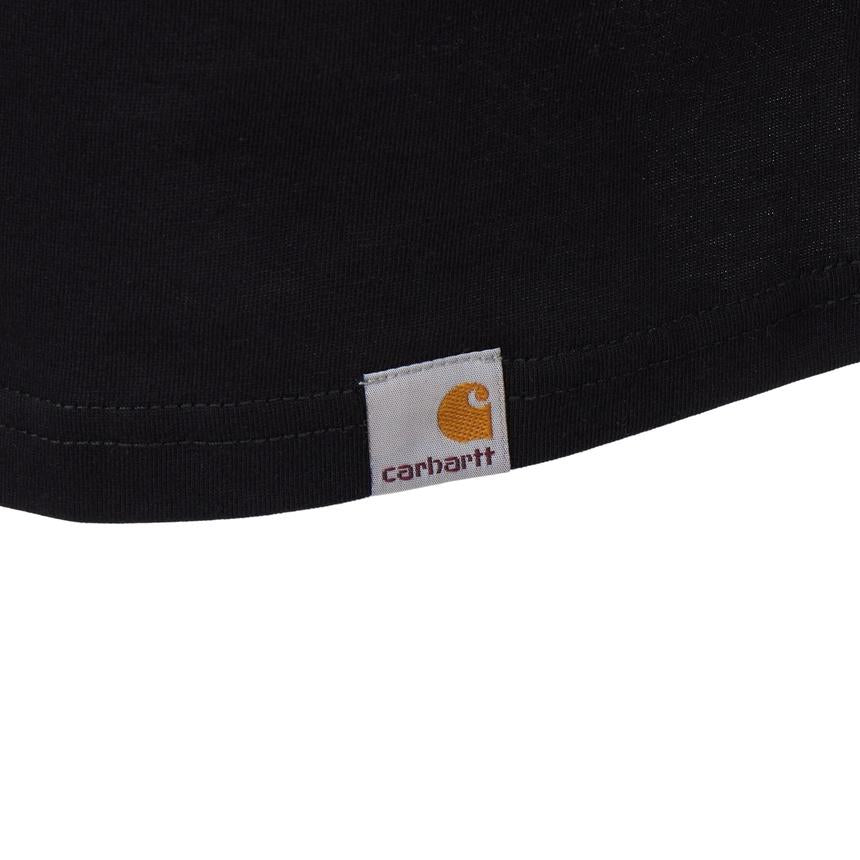 Carhartt WIP Pocket Logo Men’s Short Sleeve T-Shirt Navy Cotton