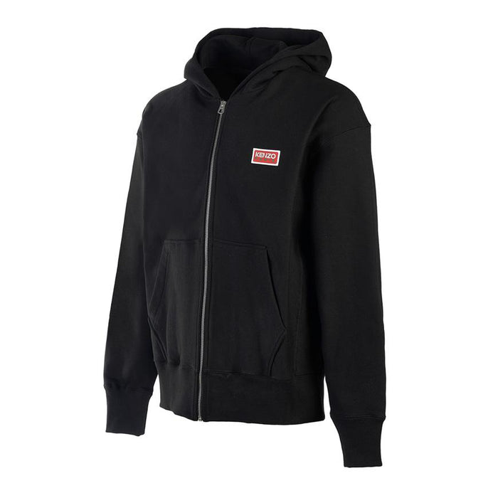KENZO Men’s Logo Print Hooded Zip-Up Jacket FD65SW1004ME 99J