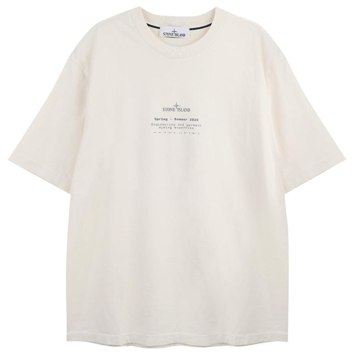 STONE ISLAND Print Regular Fit T-Shirt Navy Cotton Men' L1S152100001 S0285 V0093