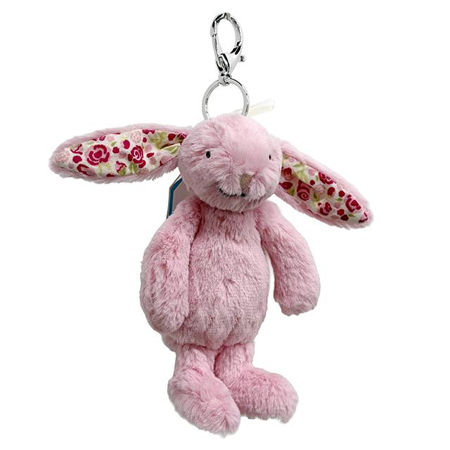 jELLYCAT Blushkin Blossom Bunny Bag Charm Keyring Accessory BP4ROSE