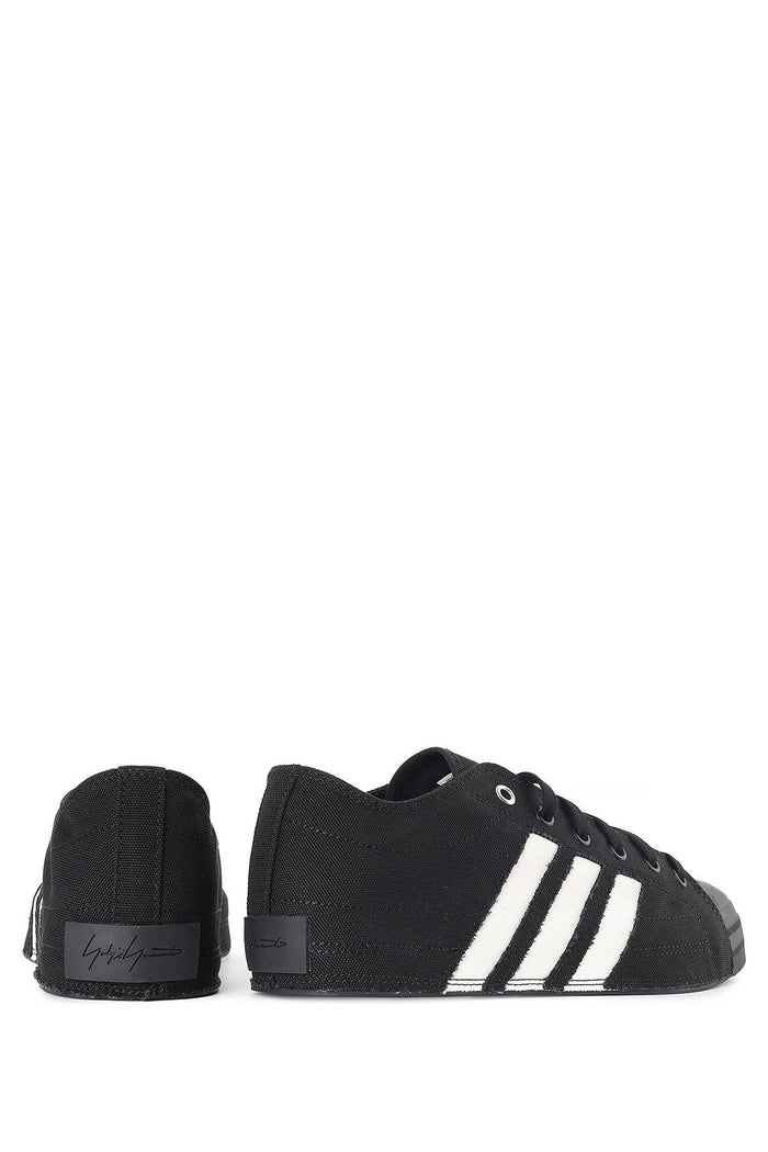 Y-3 Nizza Lo Black/Off-White Low-Top Sneakers