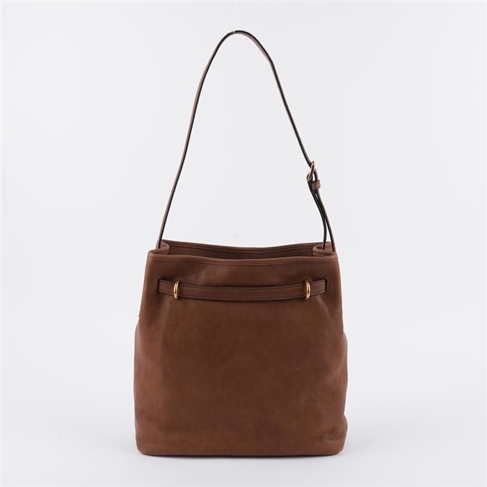 Miu Miu Nappa Leather Avantageur Bucket Tote Bag F0316