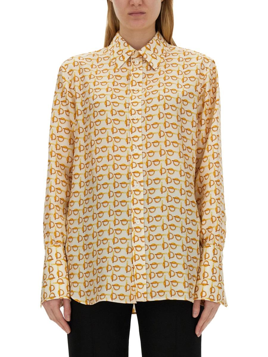 BURBERRY Long Sleeve Cotton Shirt