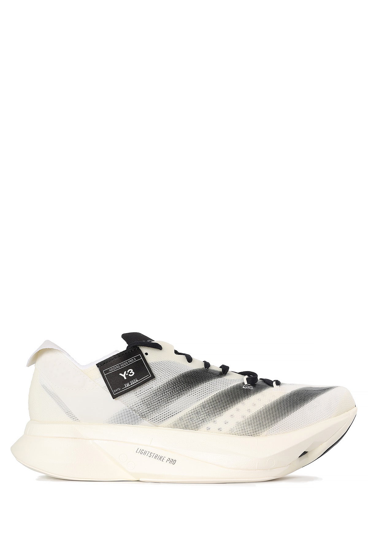 Y-3 Black/White Adios Pro 3.0 Low-Top Sneakers IH0866