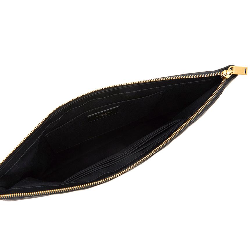 Saint Laurent Monogram Matelasse Women's Clutch Bag 440222 CWU01 1000