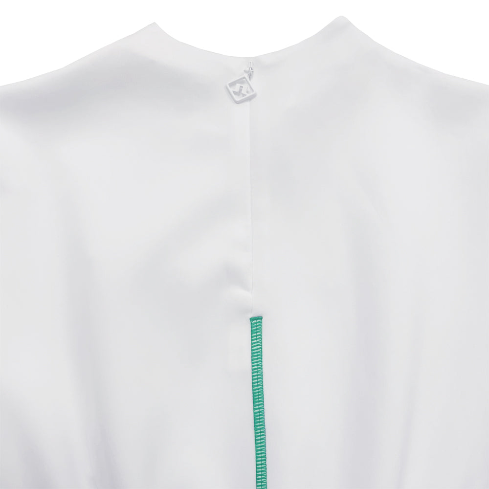 J LINDEBERG Kim Waist Banding Slim Fit T-Shirt White