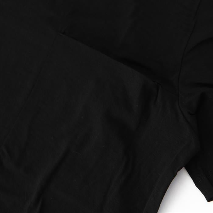 JIL SANDER Black Cotton Short Sleeve Crewneck T-Shirt