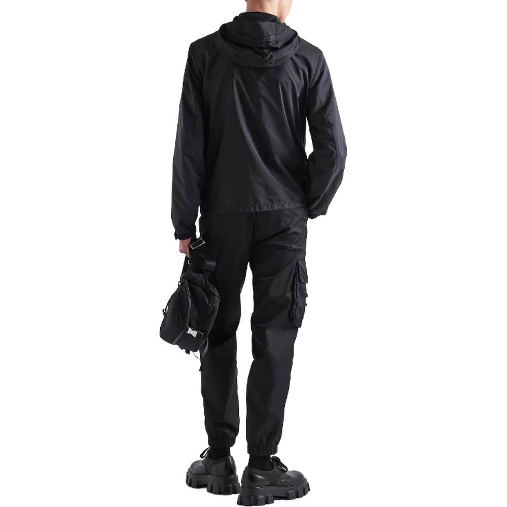 PRADA Re-Nylon Hooded Jacket Black SGC220 S2311WQ9 F0002
