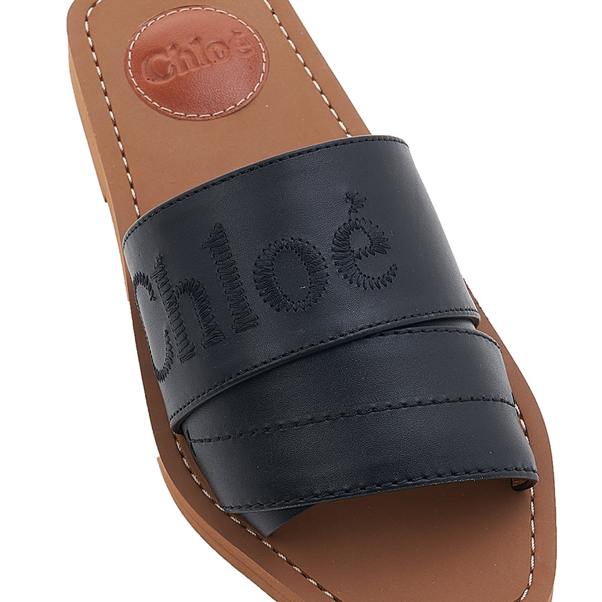Mulberry Women's Logo Slide Sandals CHC22W188BF 001