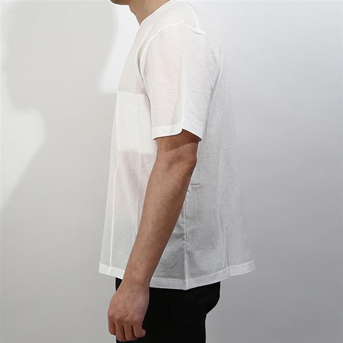 JIL SANDER White Cotton Short Sleeve Crewneck T-Shirt