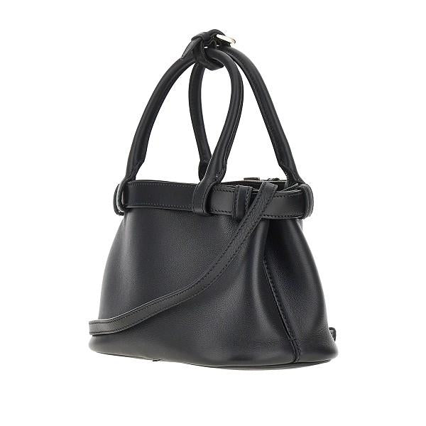 PRADA Black Leather Shoulder Bag