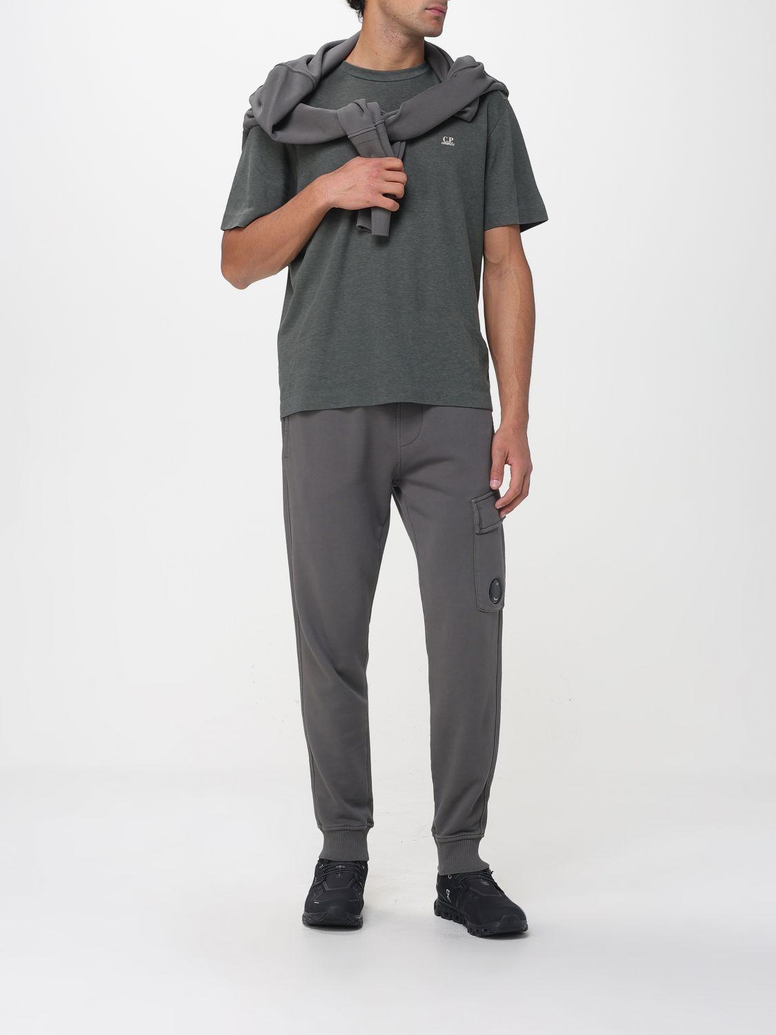CP Company Short Sleeve Cotton T-Shirt Gray Men’s