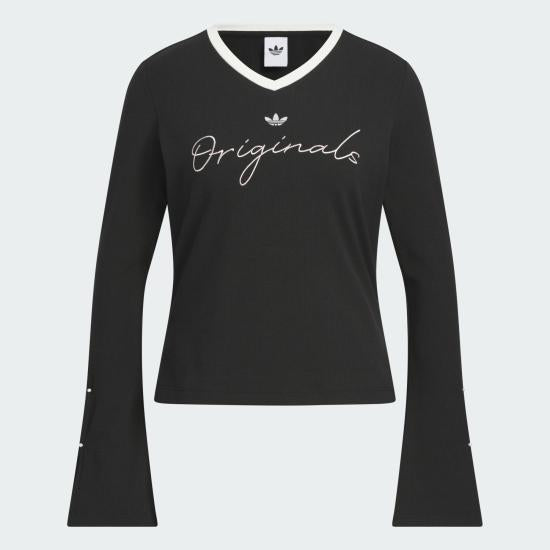 Adidas Long Sleeve Sweatshirt for Women KS2381 Black DOM