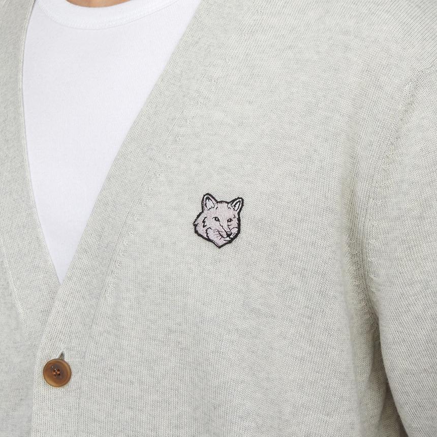 Maison Kitsune Bold Fox Head Men’s Cardigan MM00509KT1036 H120
