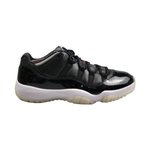 Nike Air Jordan 11 Low Black Red Leather Men’s Low-Top Sneakers