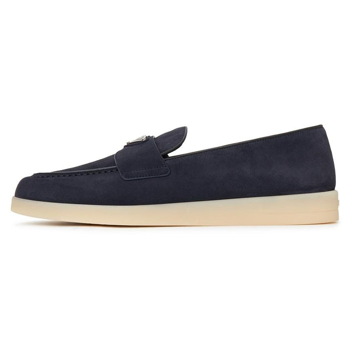 PRADA Black Leather Penny Loafers Men’s Shoes