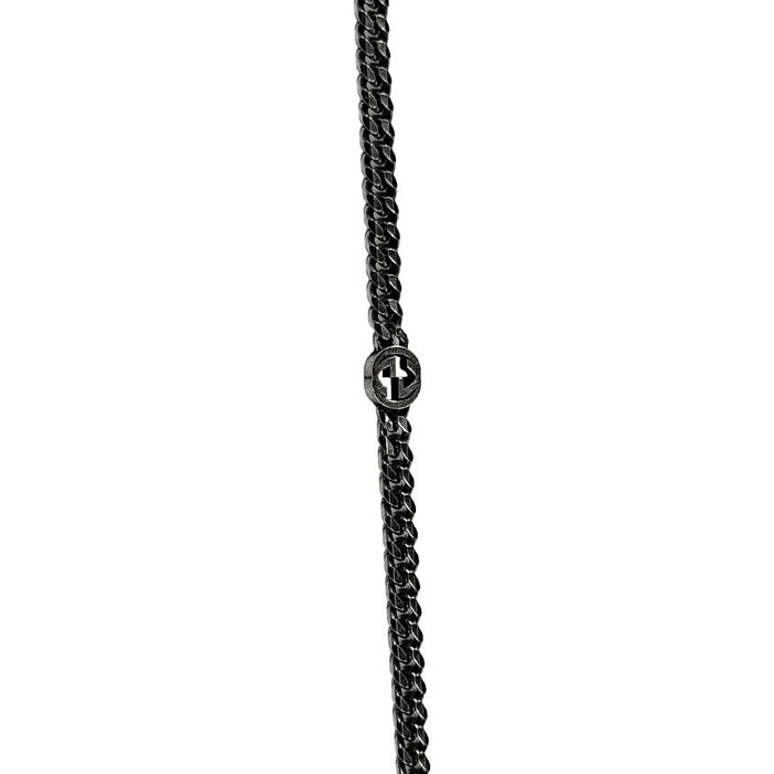 GUCCI Interlocking G Silver Pendant Necklace 678651 J8400 0728