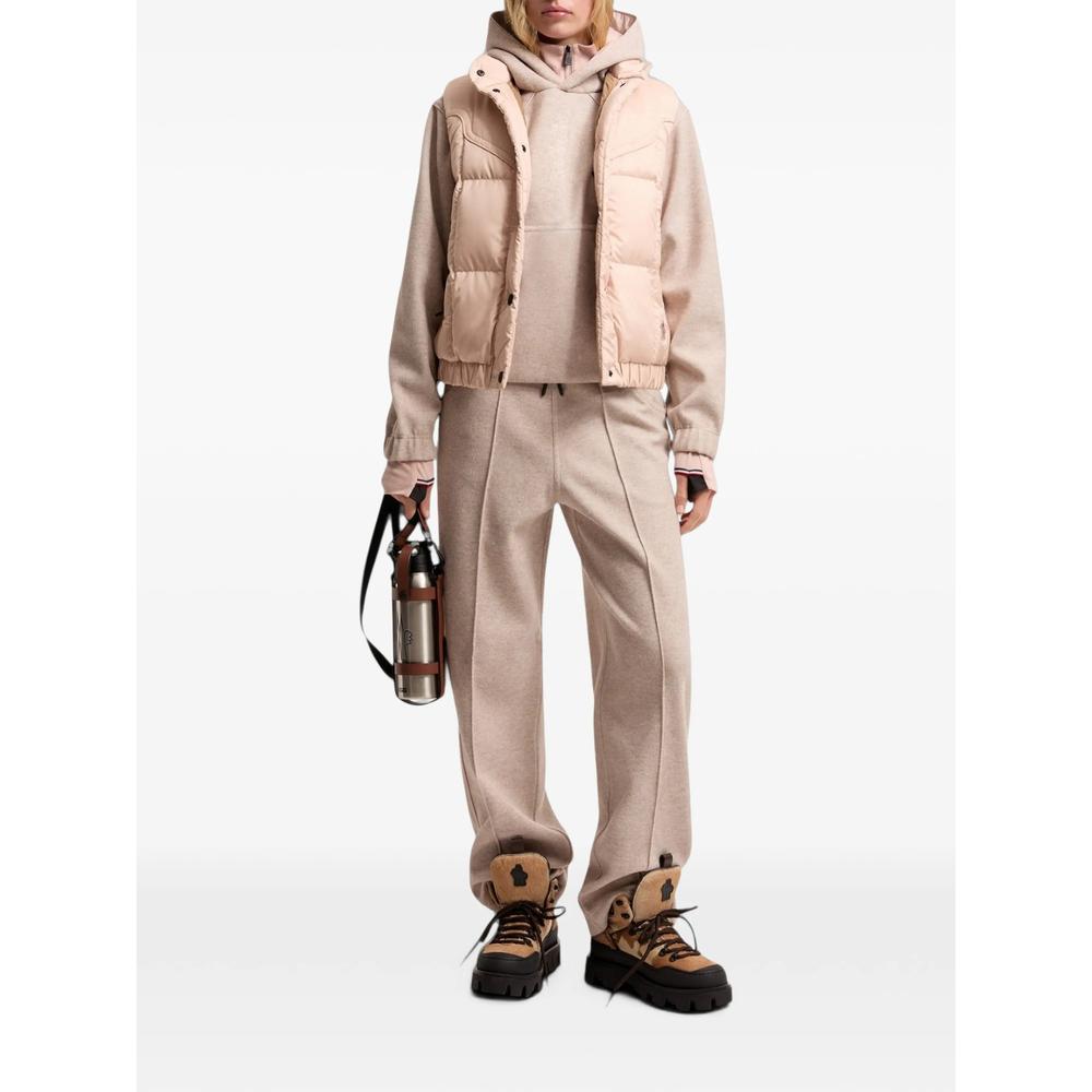 Moncler Down Vest Women’s Quilted Puffer Jacket Beige