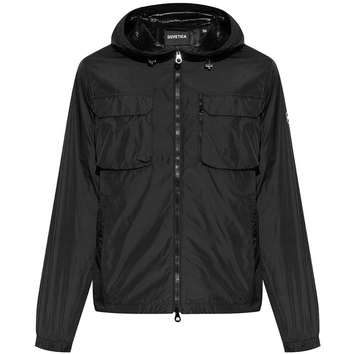 Duvetica BRADANO Logo Hooded Jacket Black Men’s