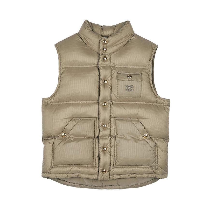 CELINE Triomphe Pocket Puffer Vest for Women RV0QO0C66 02BG