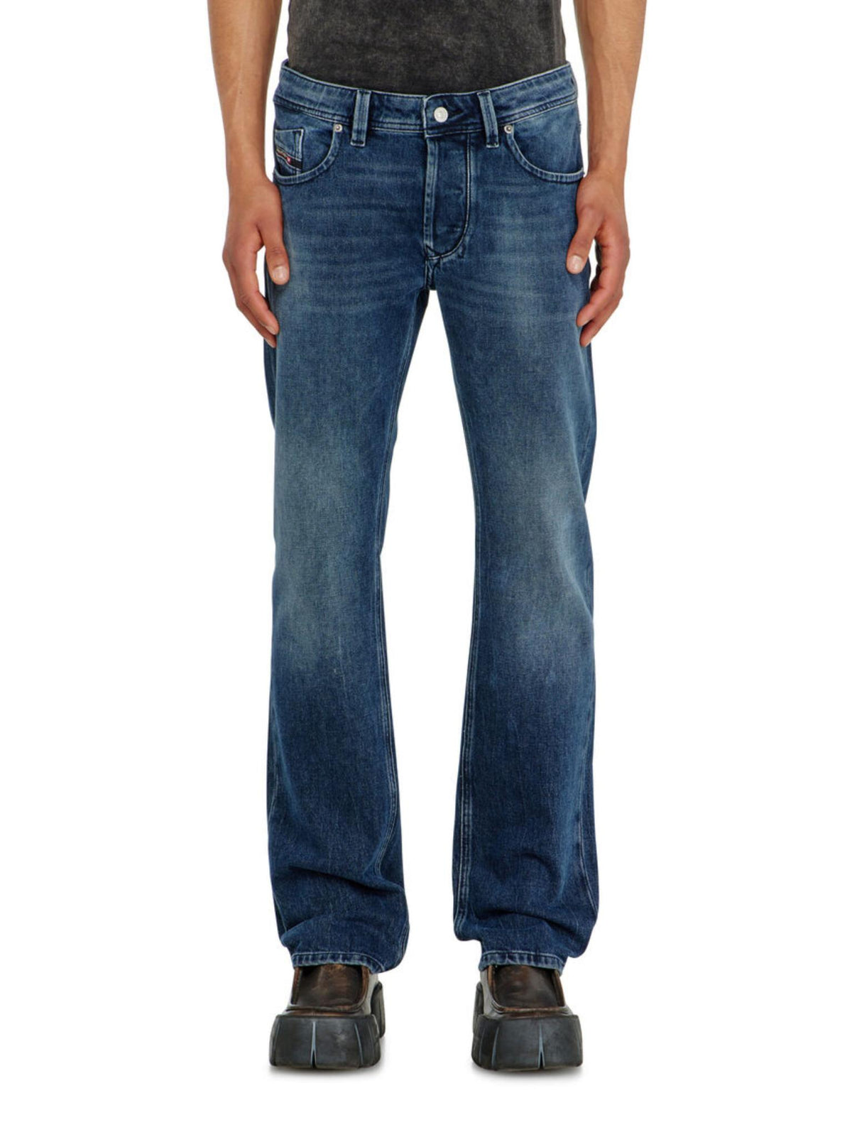 DIESEL Black Wash Slim Fit Denim Jeans Men