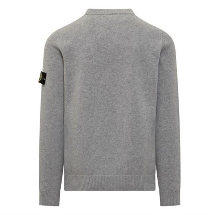 STONE ISLAND Wool Sweatshirt T-Shirt Crewneck Pullover for Men