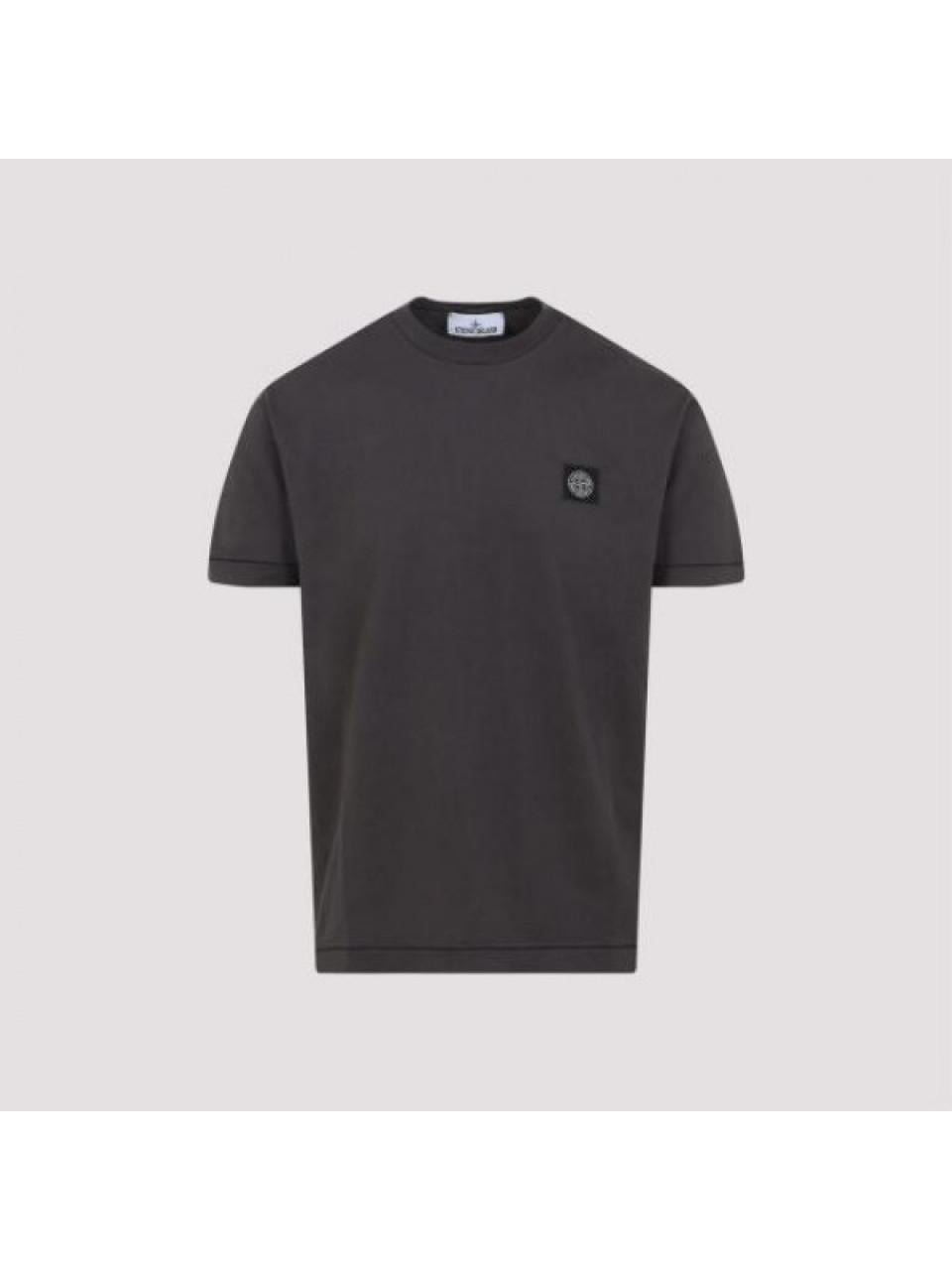 STONE ISLAND Cotton Jersey Short Sleeve T-Shirt Green Men