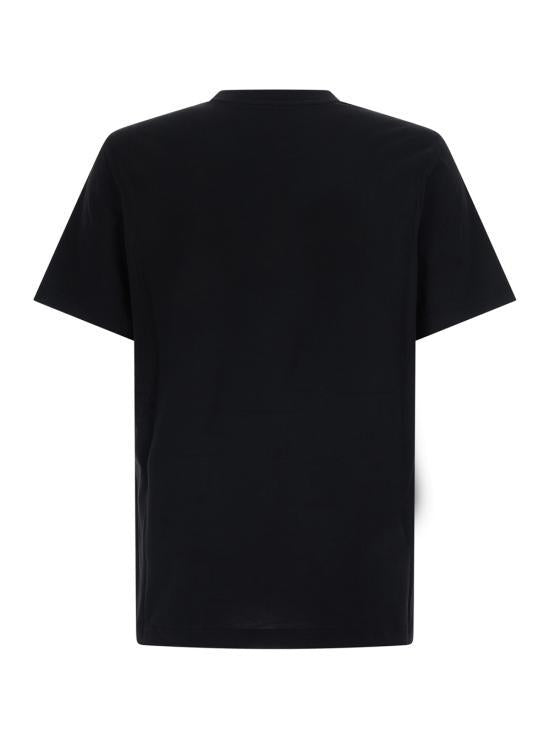 Moncler Black Short Sleeve T-Shirt for Men