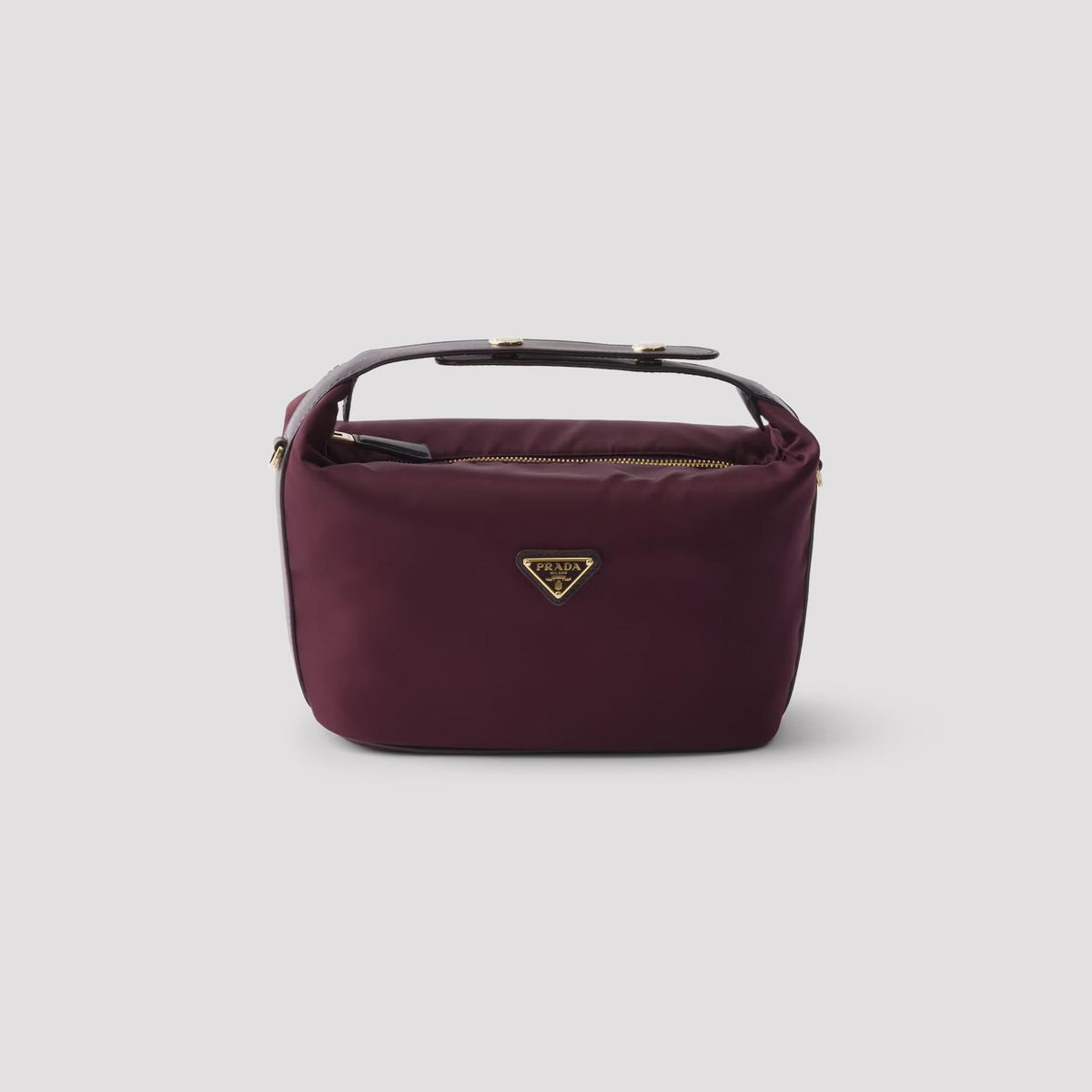 PRADA Leather Shoulder Bag Black