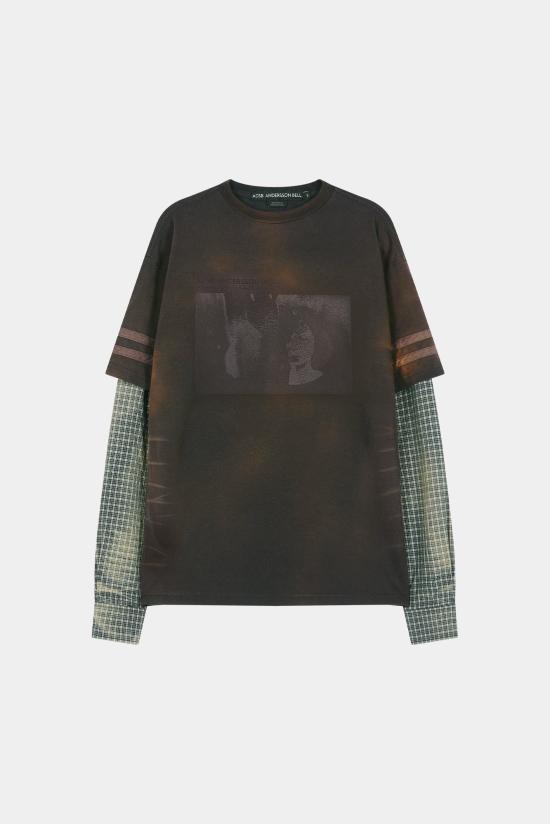 Andersson Bell Long Sleeve Sweatshirt Top for Women atb1649w FADED BLACK DOM