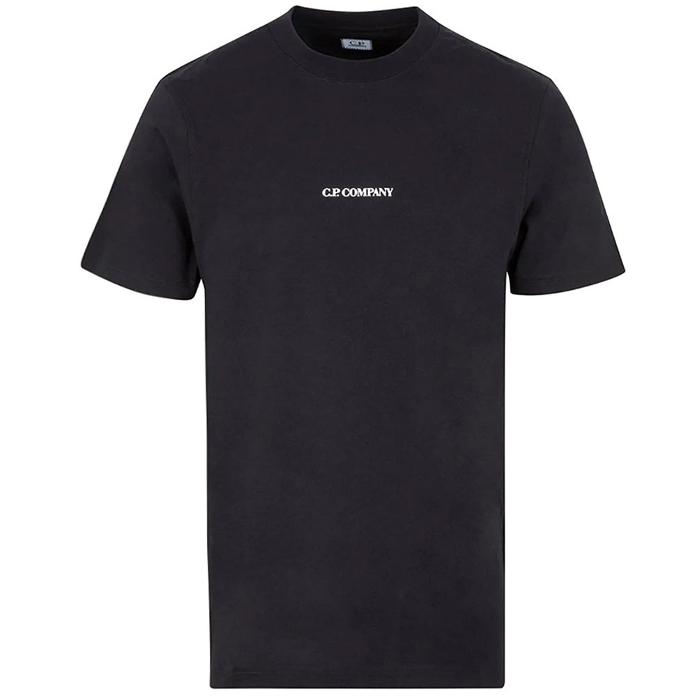 CP Company Logo Print T-Shirt Black Men’s Cotton