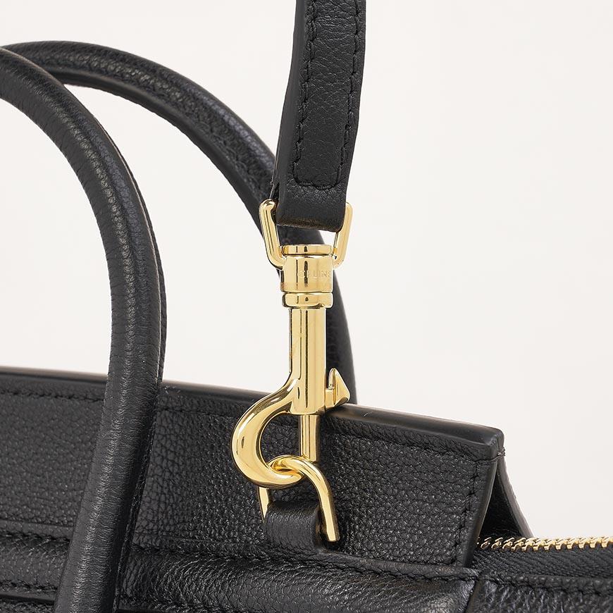 CELINE Little Luggage Shoulder Bag Black Women’s