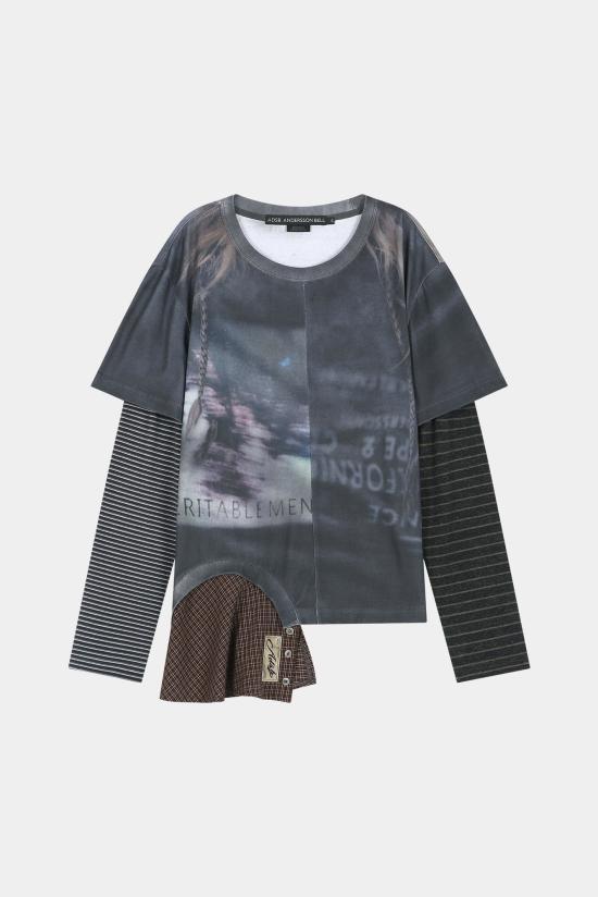 Andersson Bell Charcoal Long Sleeve Sweatshirt Women’s atb 1640 w