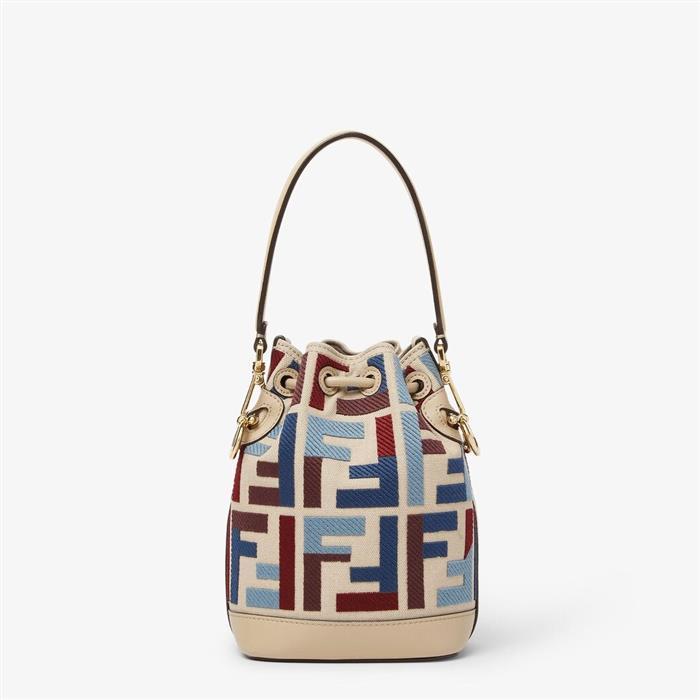 FENDI Mon Tresor Mini Fabric Shoulder Bag