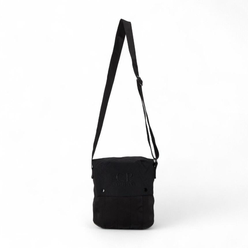 CP Company Black Nylon Crossbody Bag for Men