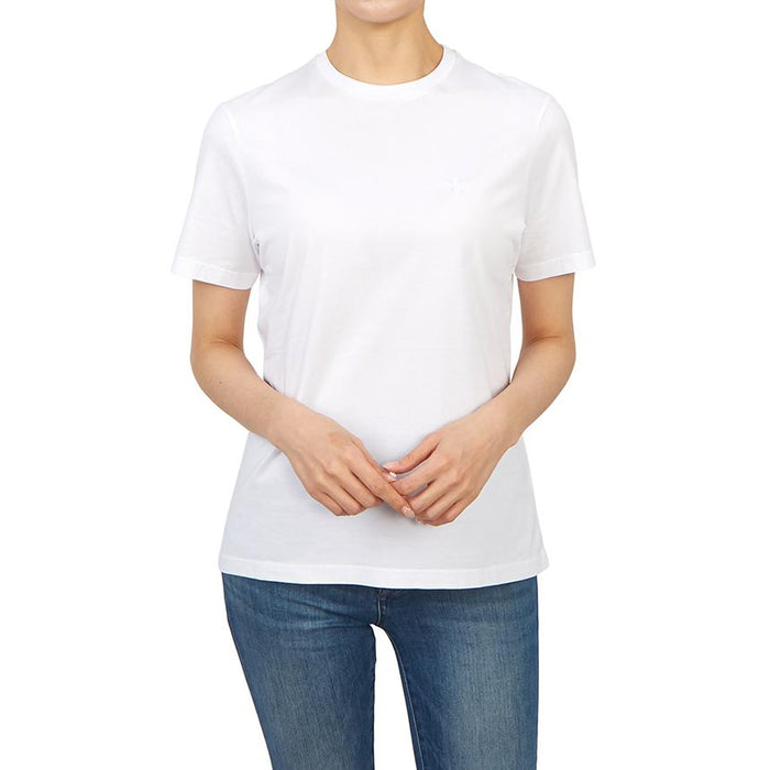 Tory Burch Short Sleeve T-Shirt White Cotton Top
