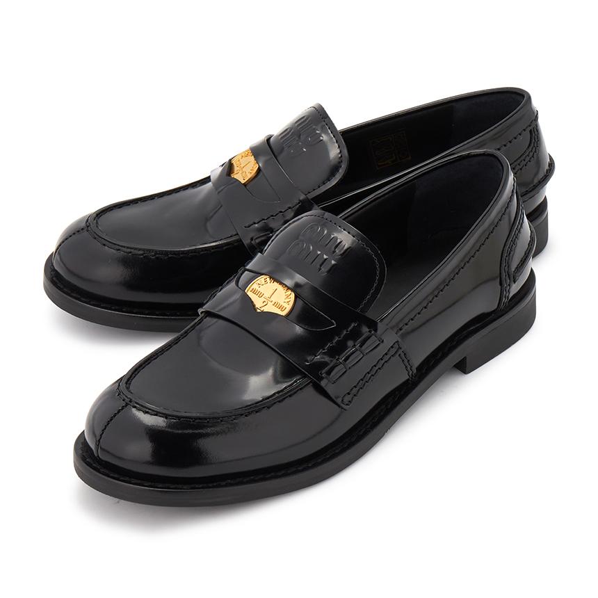 Miu Miu Women’s Penny Loafers 5D773D ULX F0002