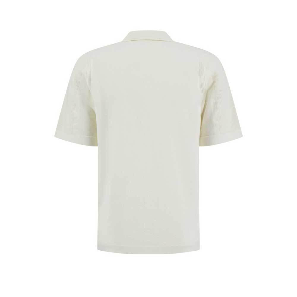 STONE ISLAND Organic Cotton Polo Shirt Ivory Men’s 5100030