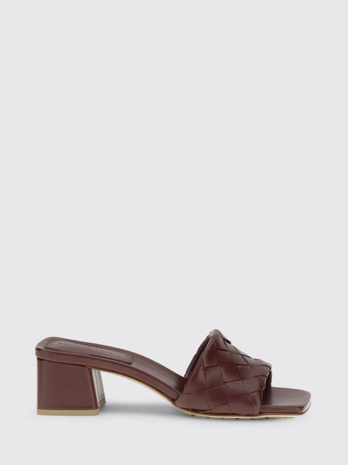 Bottega Veneta Leather Sandals Brown Women’s Sandals